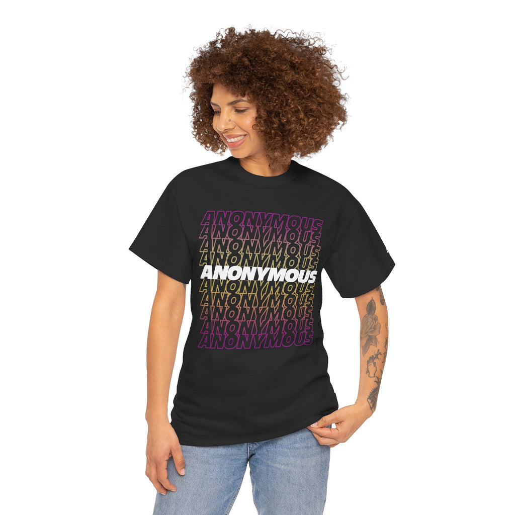 Noise in Color: Anonymous Typography Tee