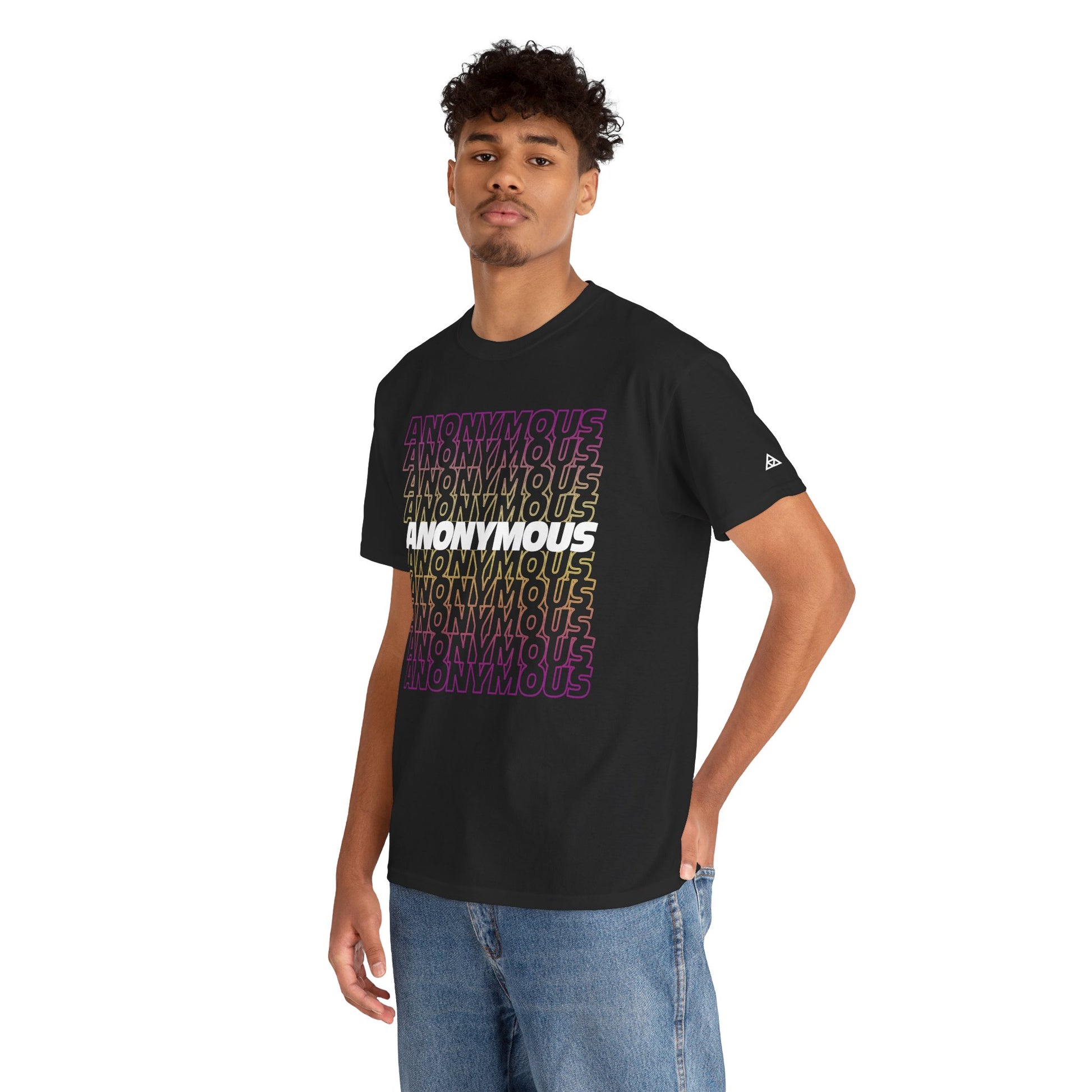 Noise in Color: Anonymous Typography Tee