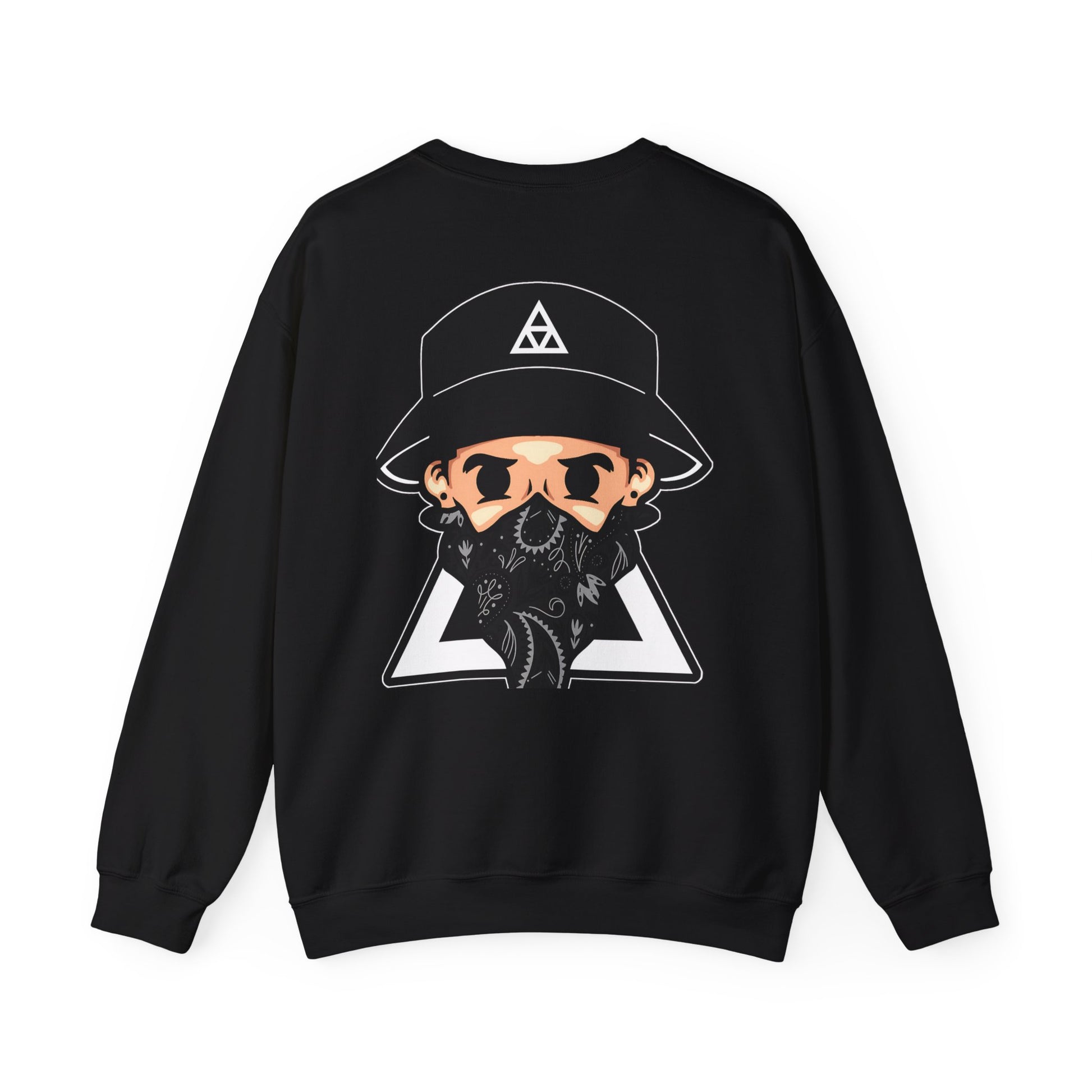 Ghost Mode: Anonymous Tribal Street Crewneck Sweatshirt