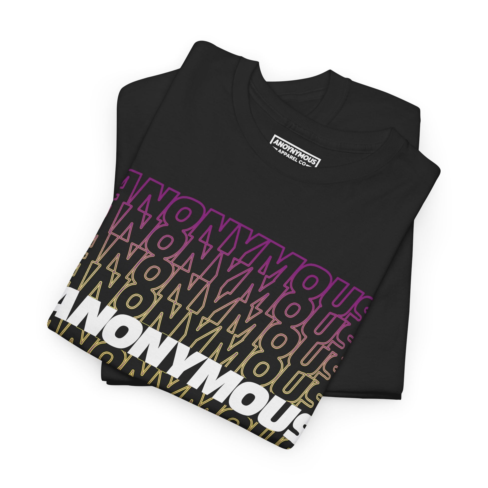 Noise in Color: Anonymous Typography Tee