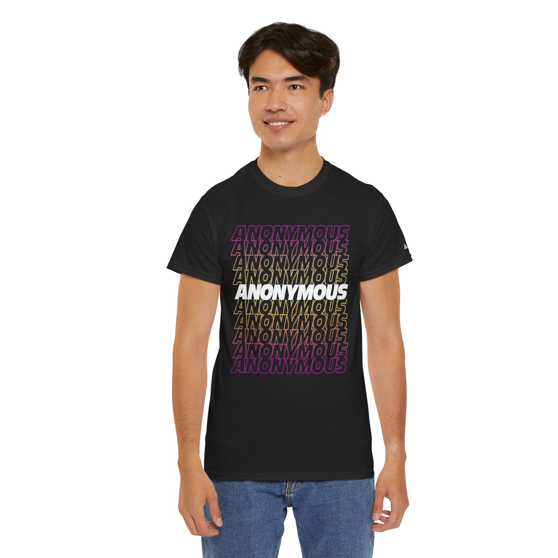 Noise in Color: Anonymous Typography Tee