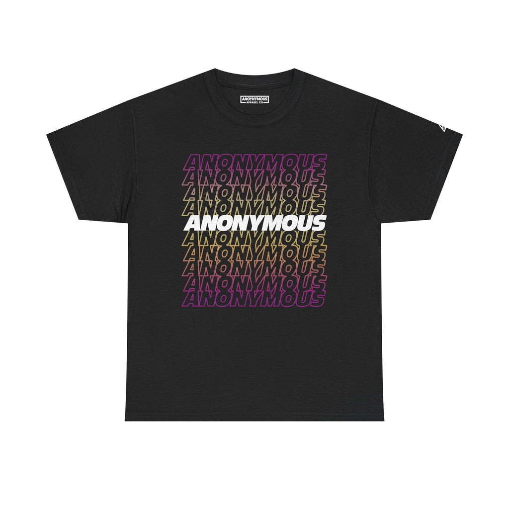 Noise in Color: Anonymous Typography Tee
