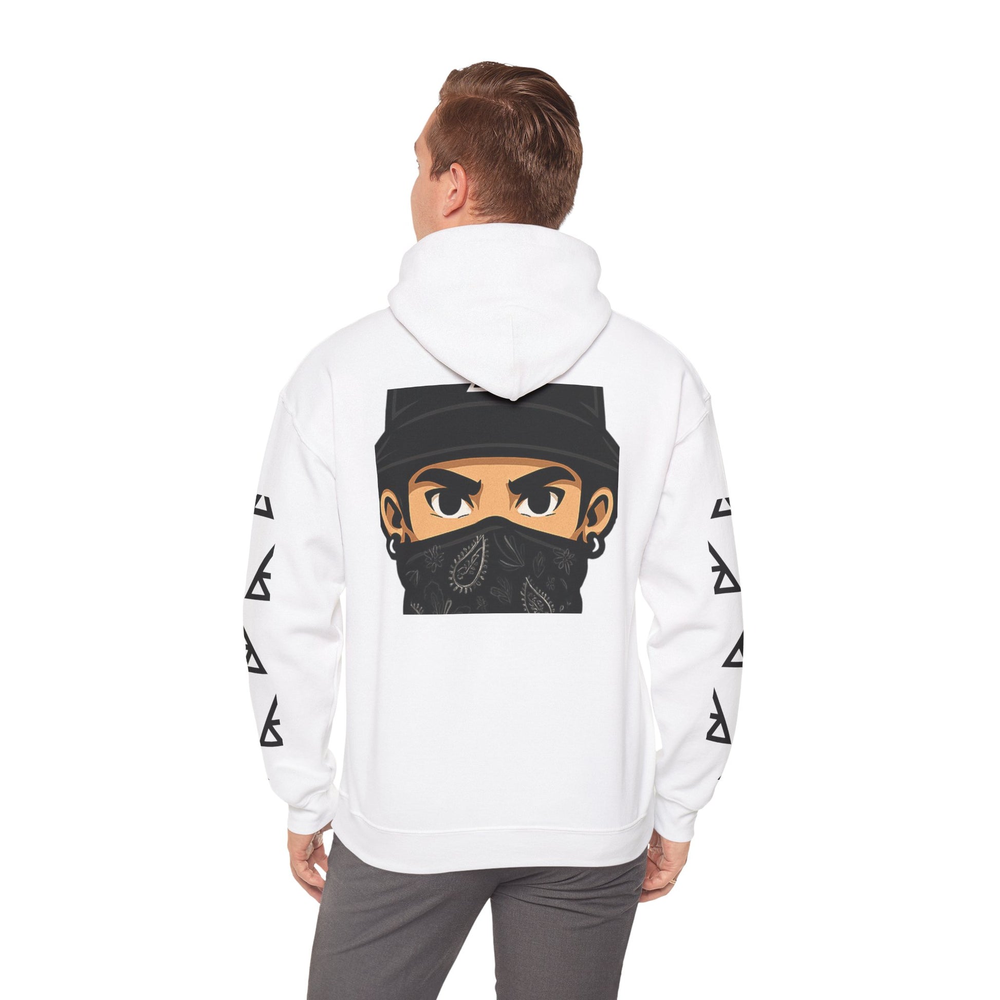 Masked Legacy: Tribal Street Style Hoodie by Anonymous