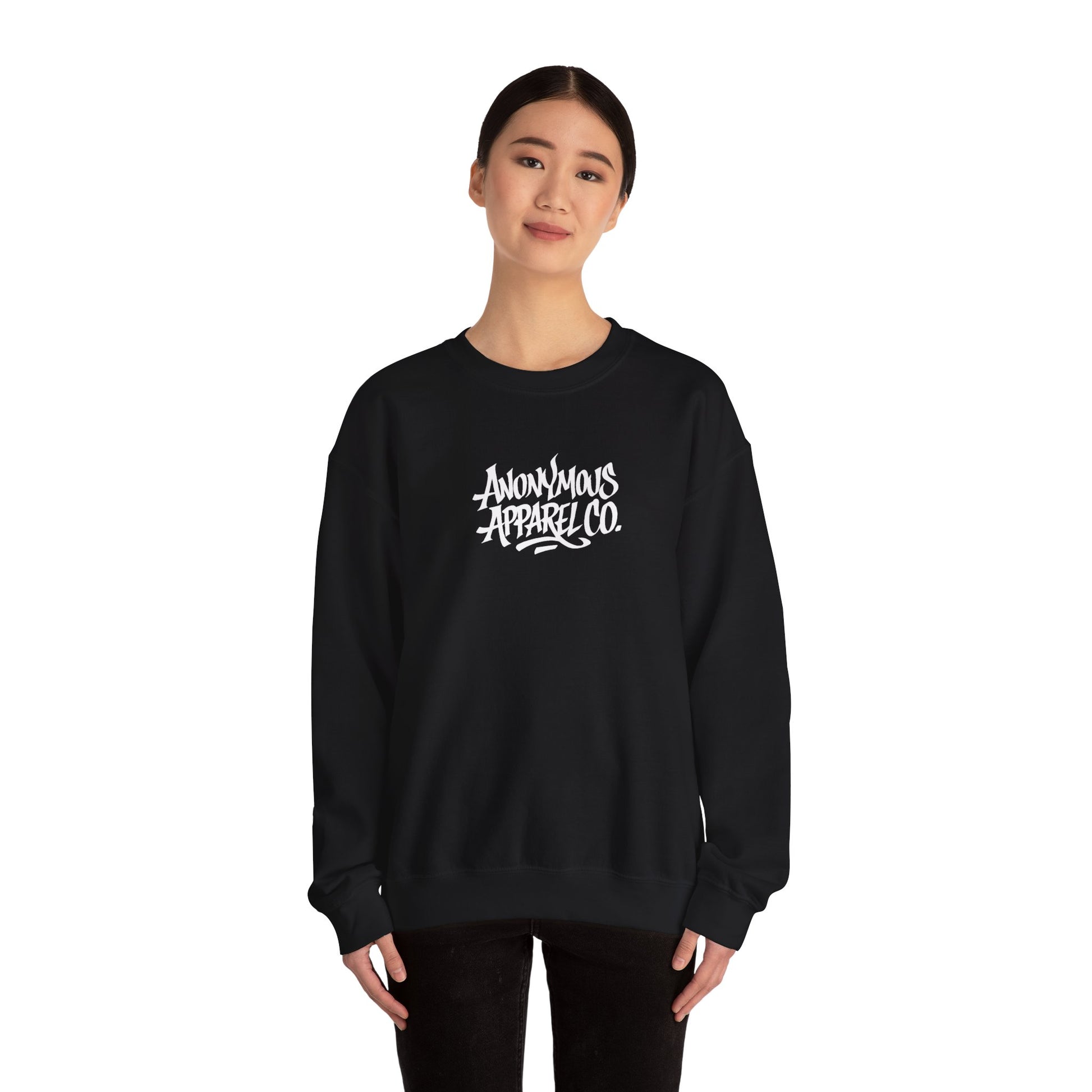 Ghost Mode: Anonymous Tribal Street Crewneck Sweatshirt