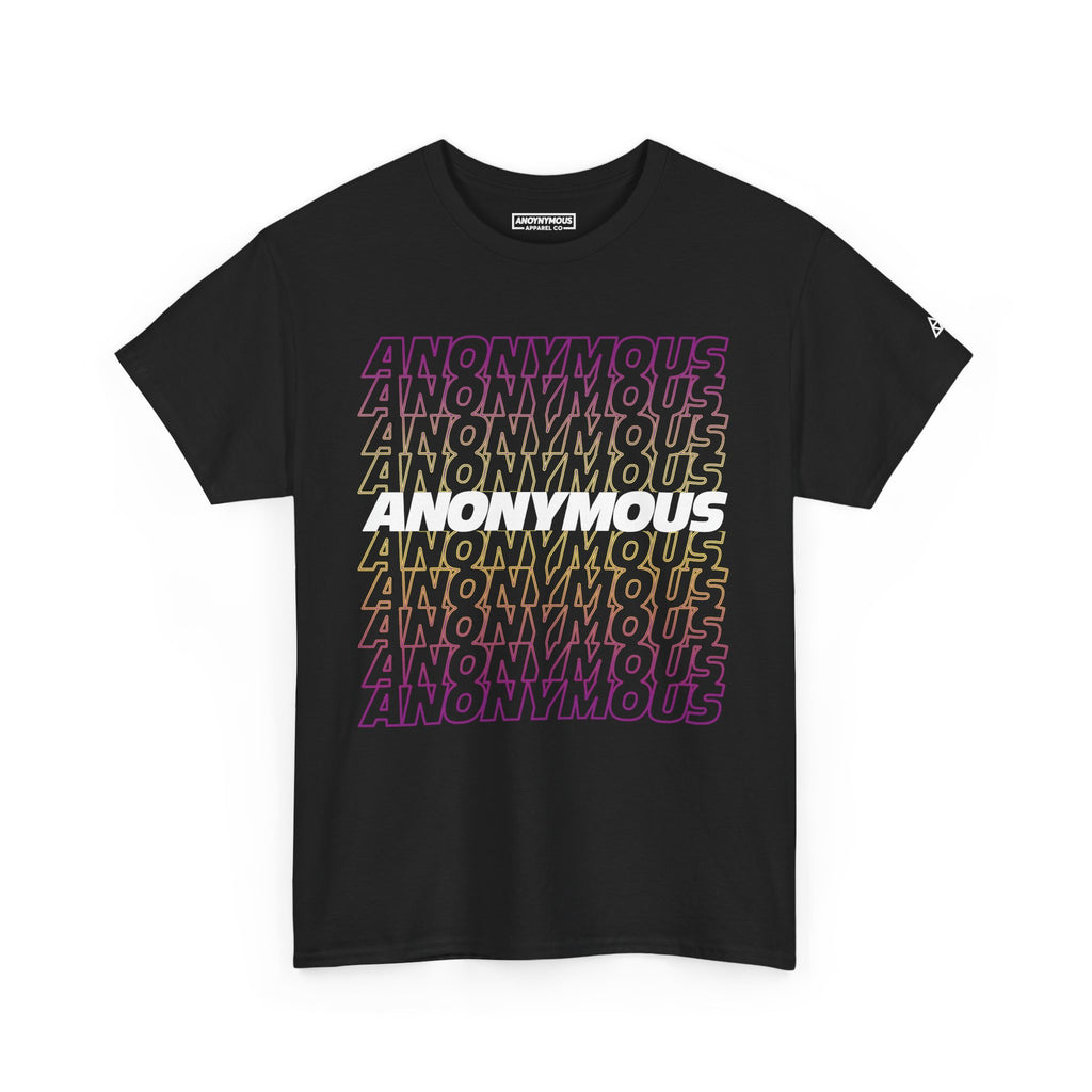 Noise in Color: Anonymous Typography Tee