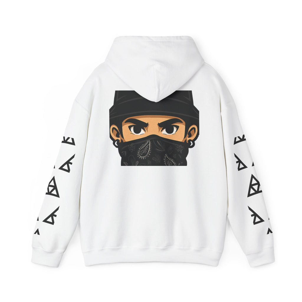 Masked Legacy: Tribal Street Style Hoodie by Anonymous