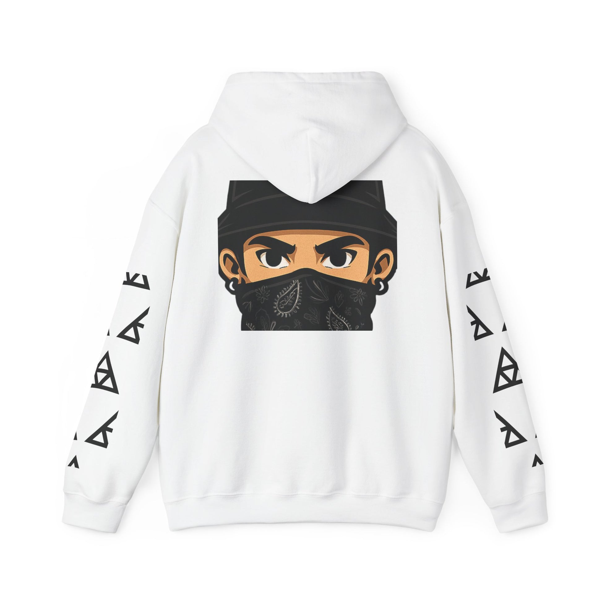 Masked Legacy: Tribal Street Style Hoodie by Anonymous