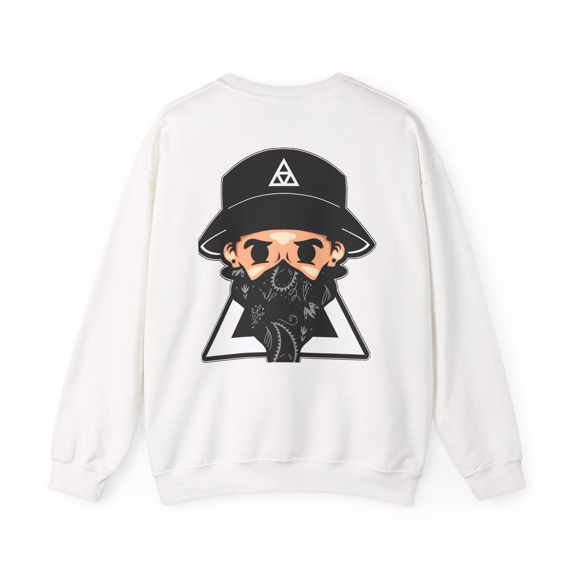 Ghost Mode: Anonymous Tribal Street Crewneck Sweatshirt