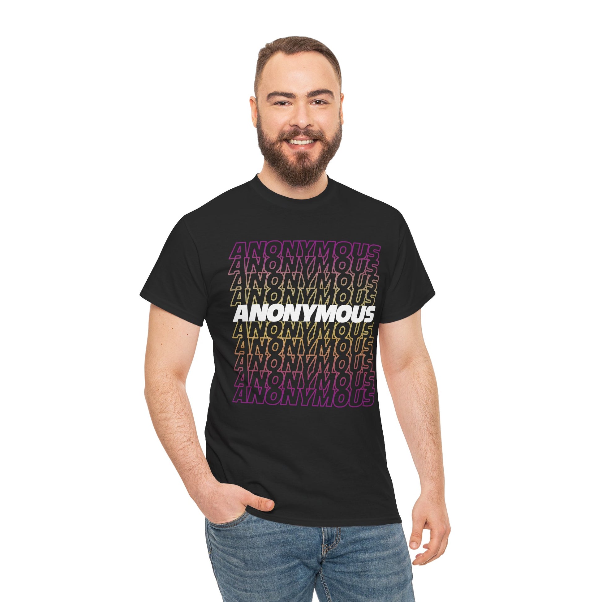 Noise in Color: Anonymous Typography Tee