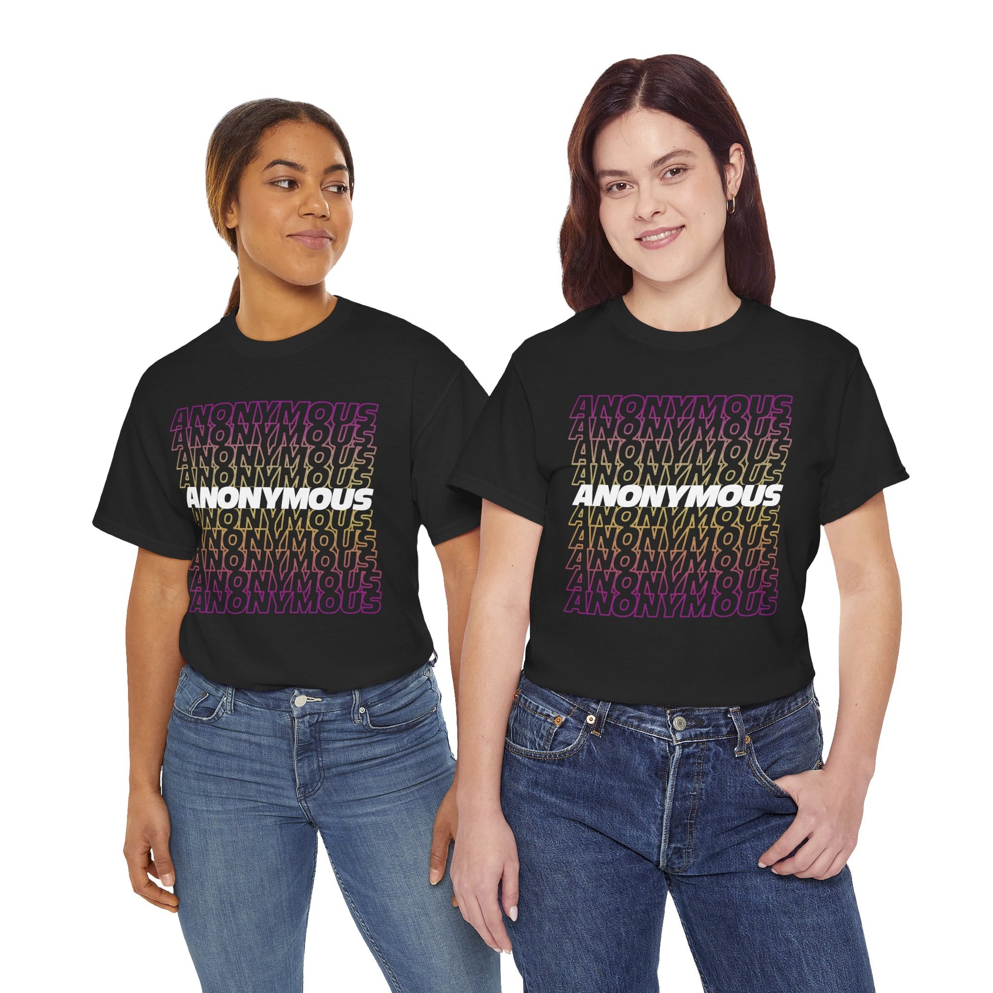Noise in Color: Anonymous Typography Tee