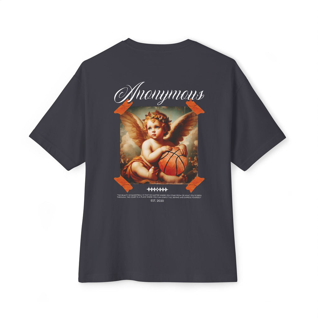 Heaven’s Hooper: Oversized Angel Basketball Tee