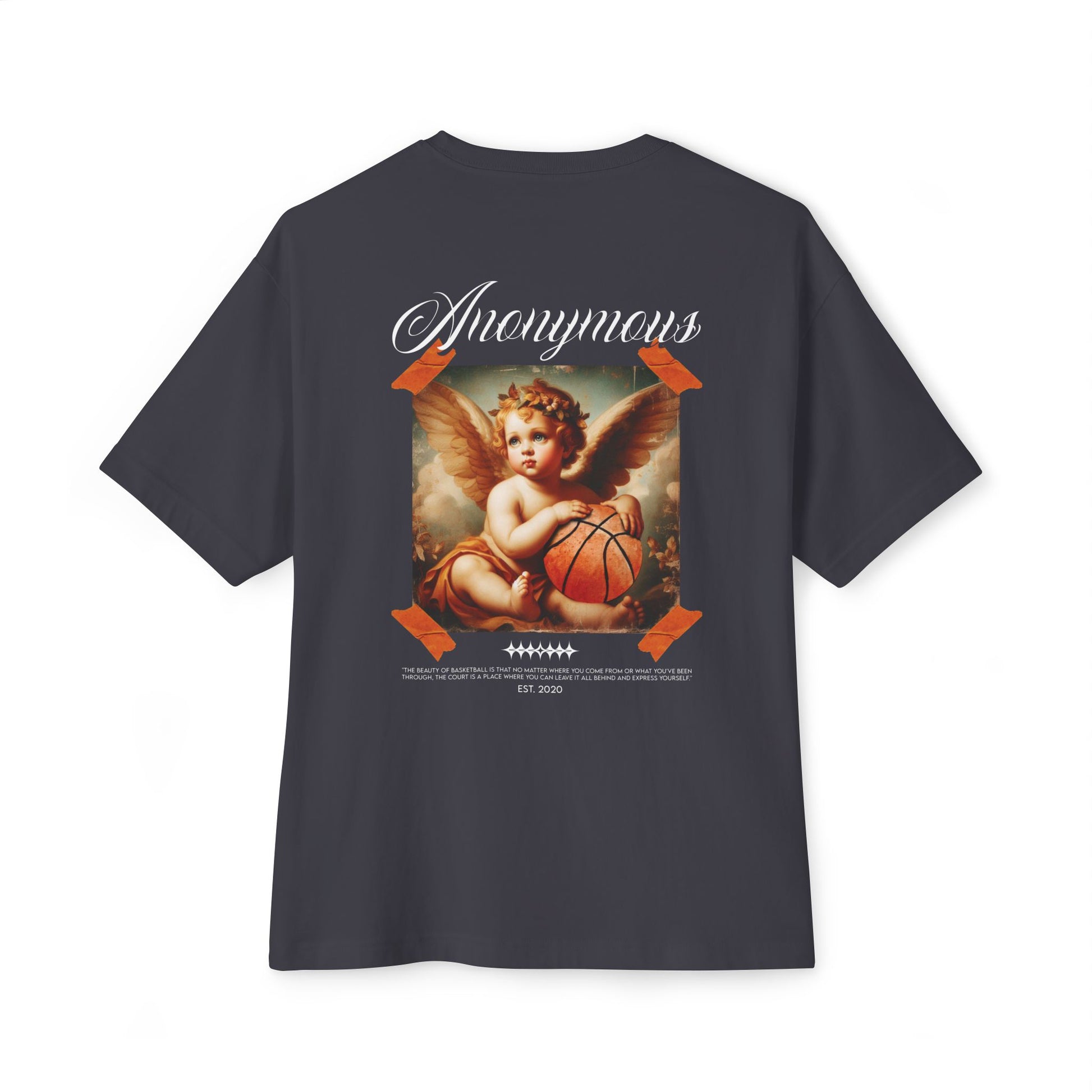 Heaven’s Hooper: Oversized Angel Basketball Tee